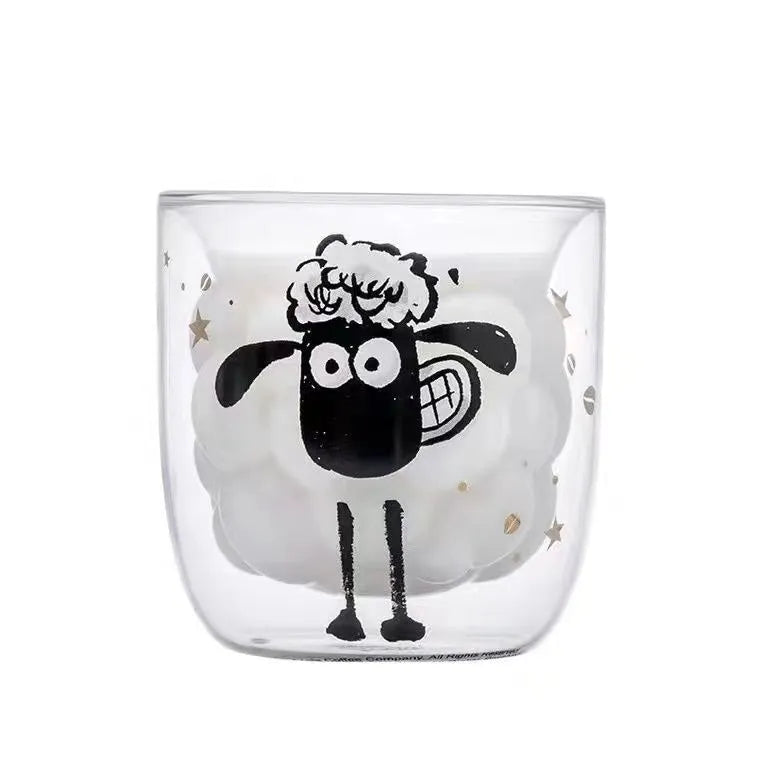 High Temperature Resistant Double Wall Cute Girl Milk Glass - Bellarte Enchanté High Temperature Resistant Double Wall Cute Girl Milk Glass